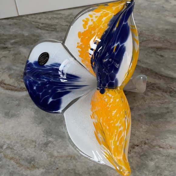 NEW Handmade Murano, Italy Glass blown fllower - Picture 8 of 9